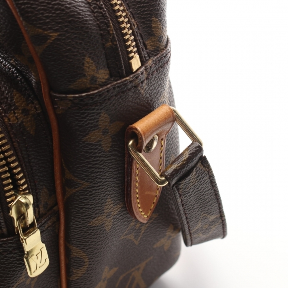 Louis Vuitton Monogram Shoulder Bag Leather Brown - Picture 6 of 7